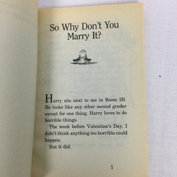 Horrible Harry and the Kickball Wedding By Suzy Kline 1990's Four Book Bundle - Picture 9 of 16